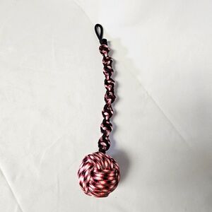 Handmade 550 Paracord Monkey Fist Lanyard‎ Pink Camo